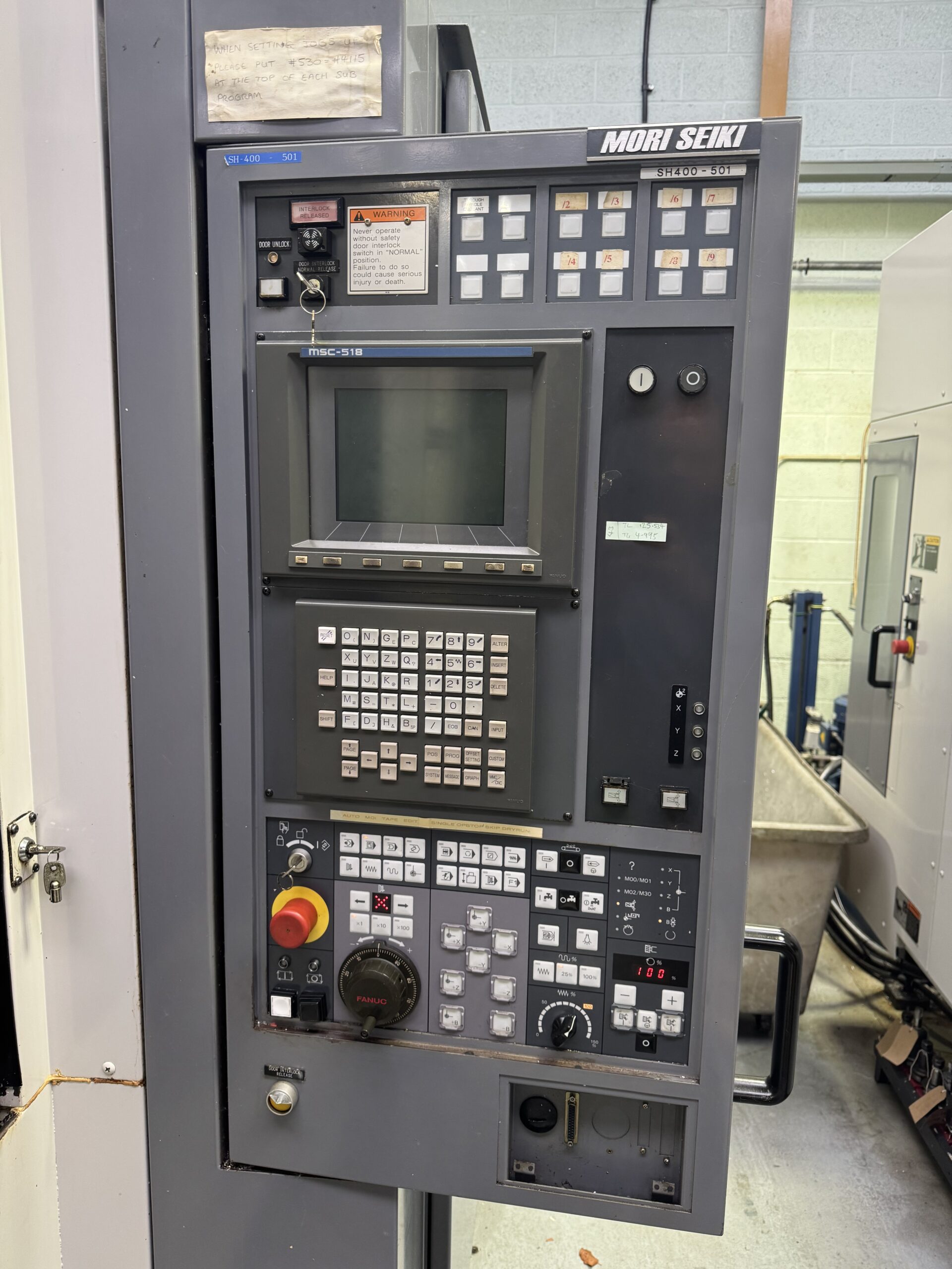 MORI SEIKI SH400 Horizontal Machining Centre